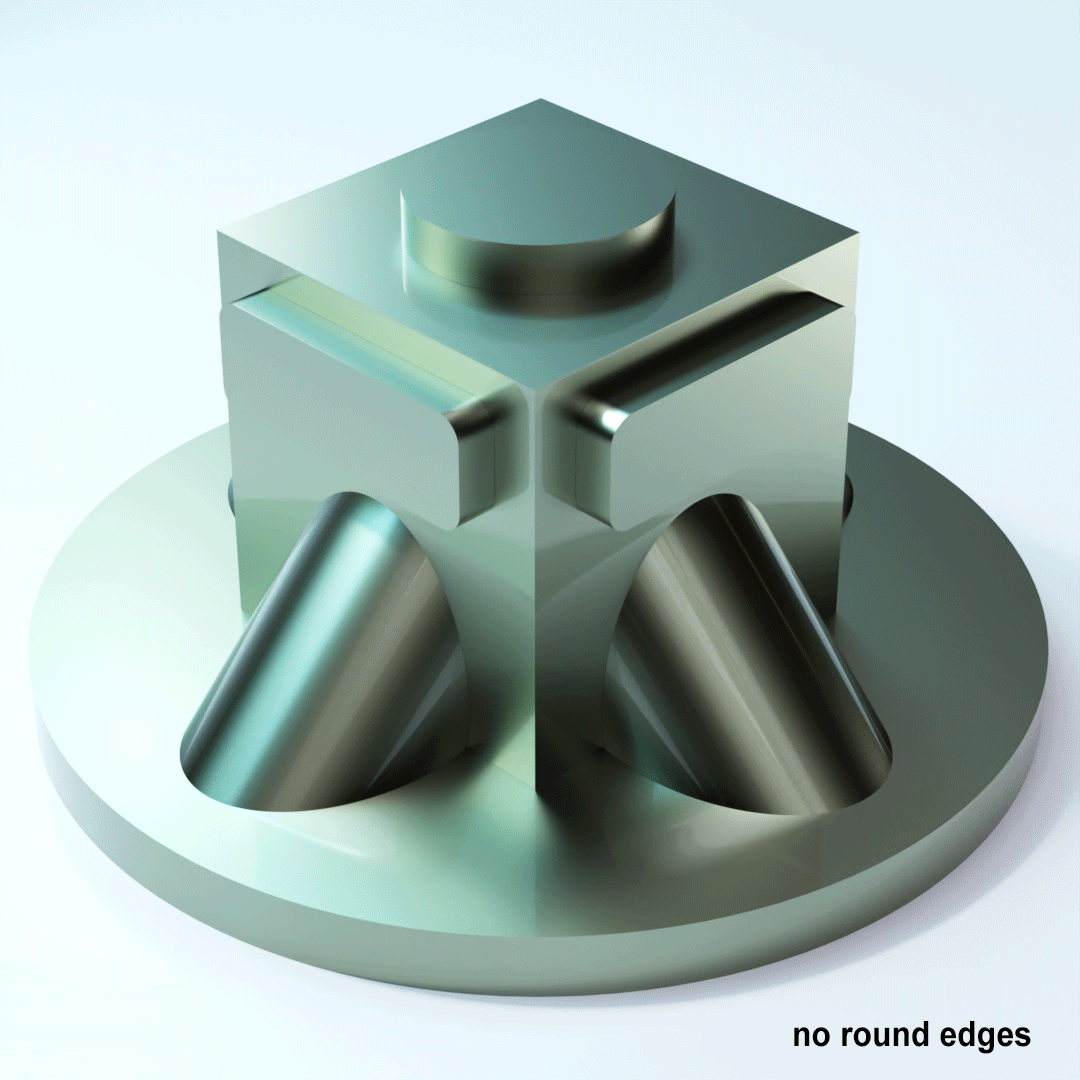 Round Edges example Round Edges example